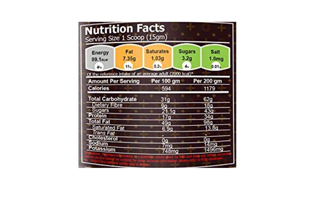 Delicieux All Natural Almond Butter, Hazelnut & Cocoa   Glass Jar  200 grams